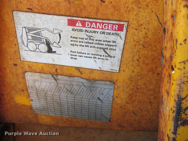 image for item K4976 1991 Case 1840 skid steer