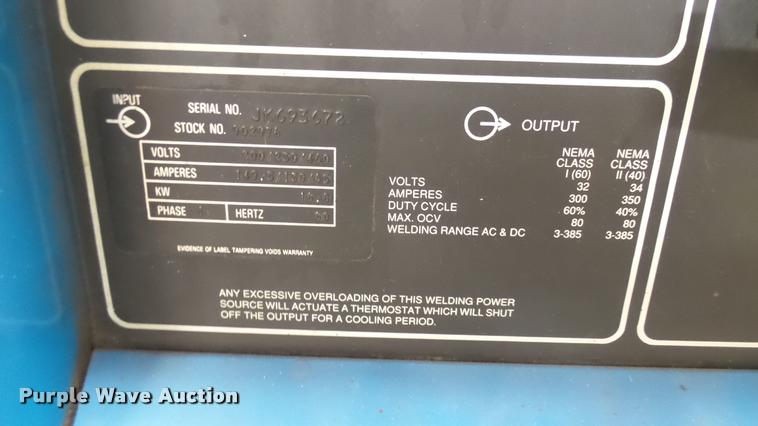 image for item K7290 Miller Syncrowave 350 welder