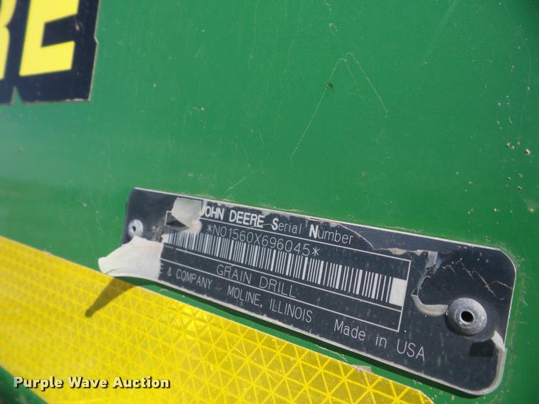image for item AG9030 John Deere 1560 grain drill