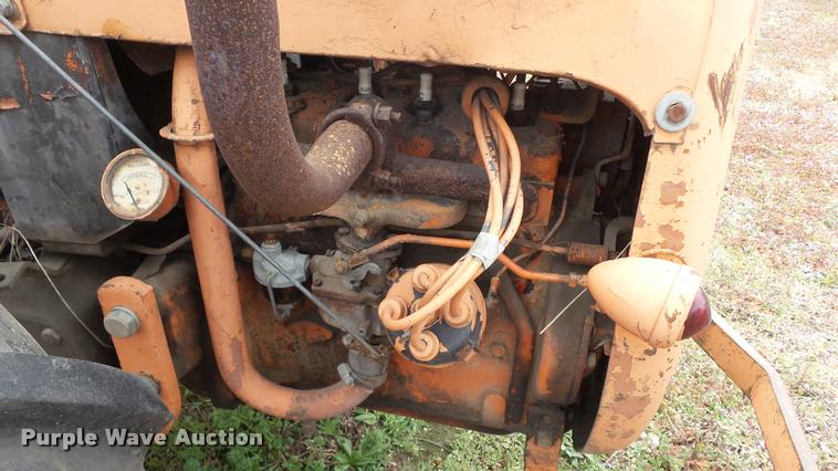 image for item BY9029 1949 Allis Chalmers 6 cultivator/potato seeder tractor