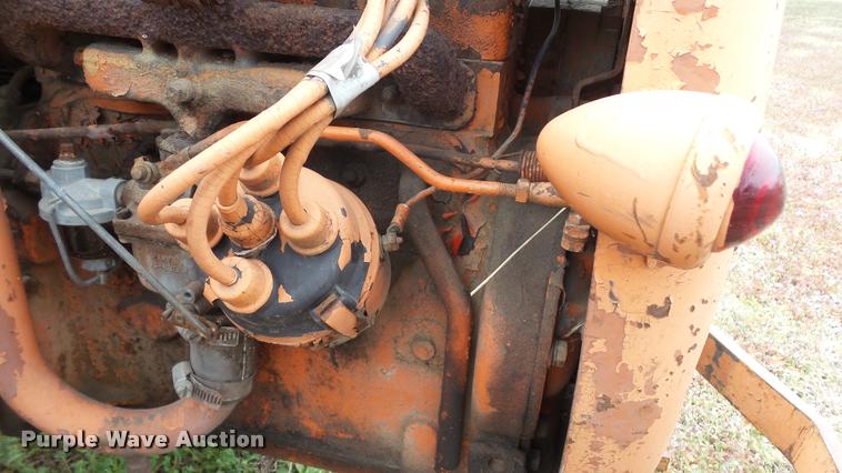 image for item BY9029 1949 Allis Chalmers 6 cultivator/potato seeder tractor