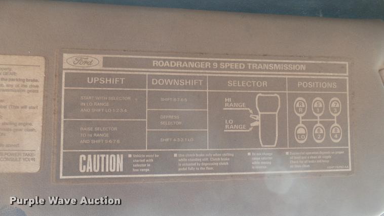 image for item DA0424 1990 Ford L9000 fuel truck