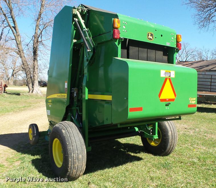 image for item DA2571 2013 John Deere 469 Mega Wide Plus round baler