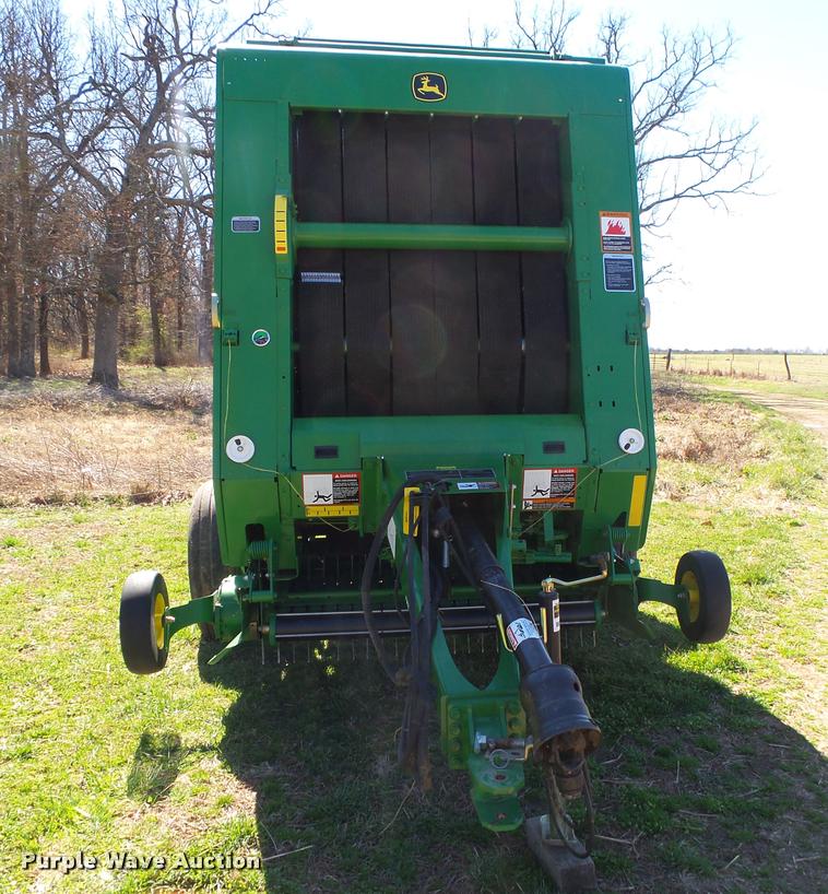 image for item DA2571 2013 John Deere 469 Mega Wide Plus round baler