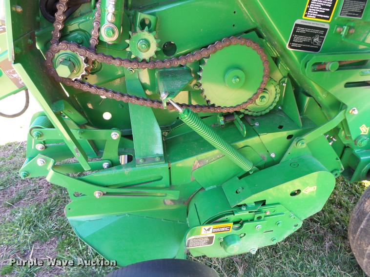 image for item DA2571 2013 John Deere 469 Mega Wide Plus round baler