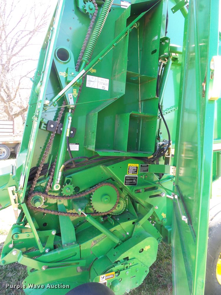 image for item DA2571 2013 John Deere 469 Mega Wide Plus round baler
