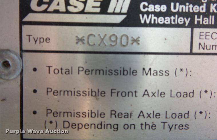 image for item DA2573 2001 Case IH CX90 tractor