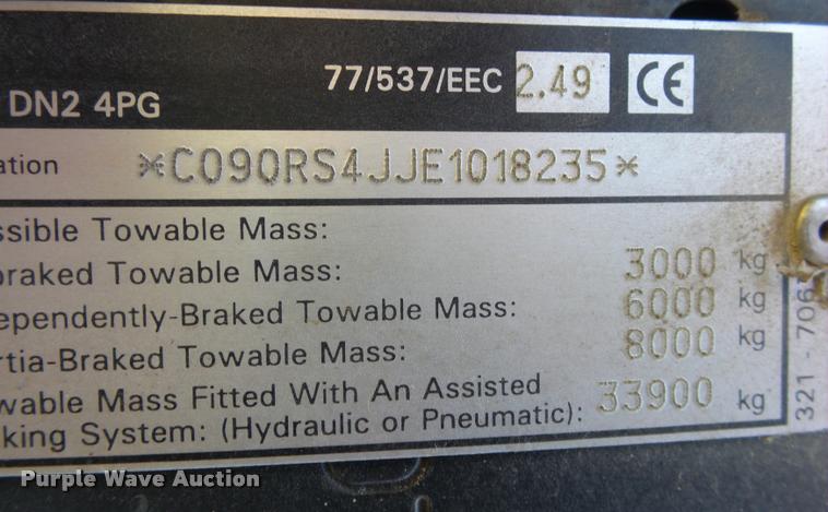 image for item DA2573 2001 Case IH CX90 tractor