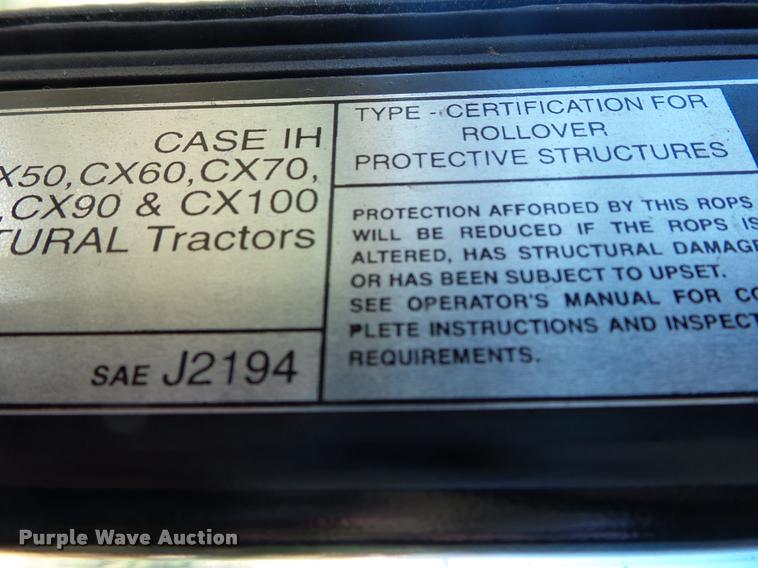 image for item DA2573 2001 Case IH CX90 tractor
