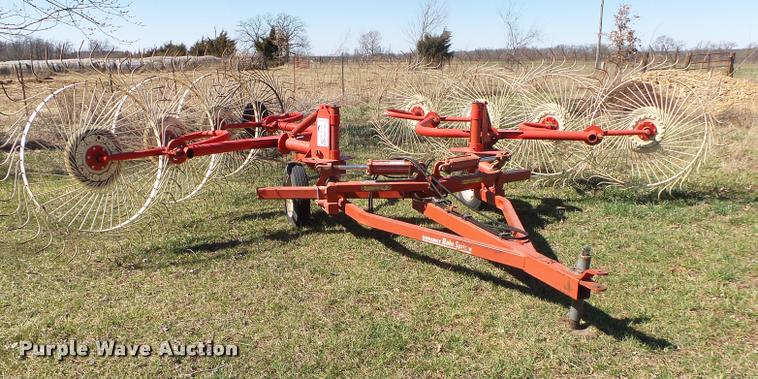 image for item DA2582 Durabilt eight wheel hay rake system