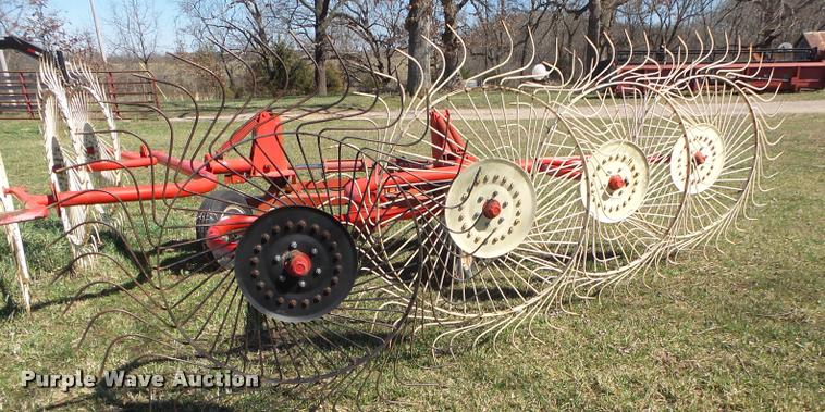 image for item DA2582 Durabilt eight wheel hay rake system