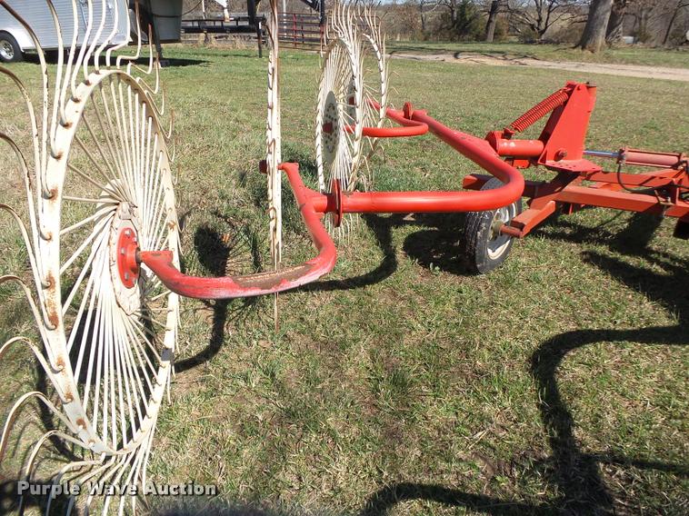 image for item DA2582 Durabilt eight wheel hay rake system