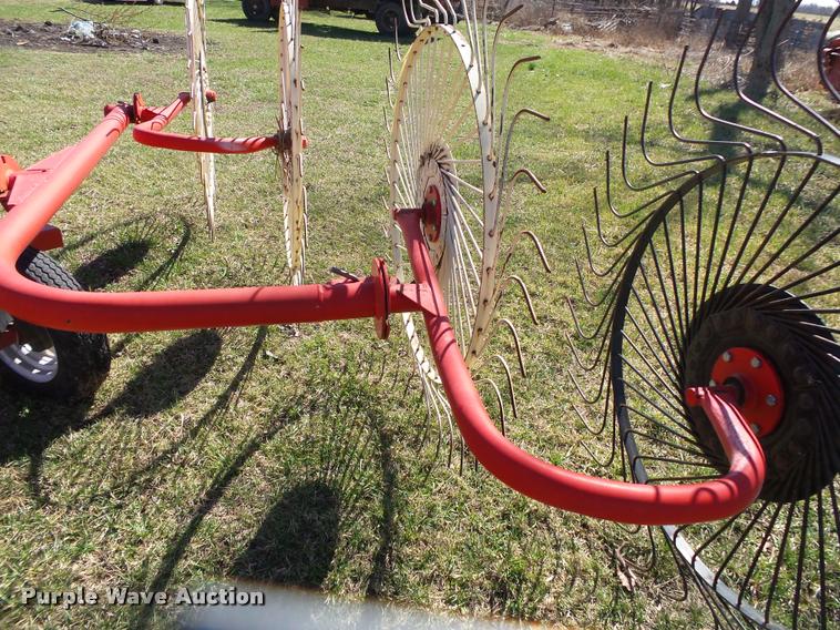 image for item DA2582 Durabilt eight wheel hay rake system