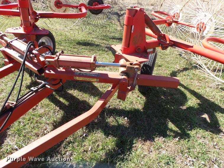 image for item DA2582 Durabilt eight wheel hay rake system
