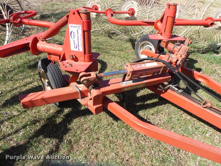 image for item DA2582 Durabilt eight wheel hay rake system
