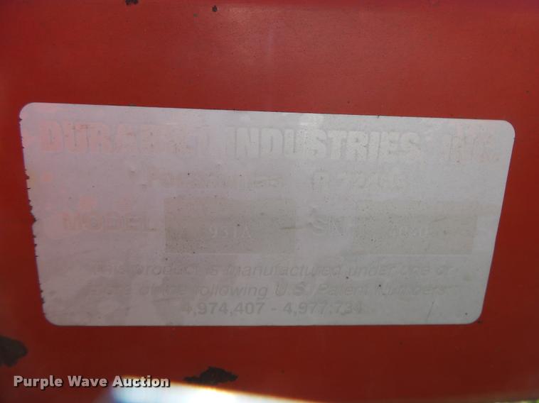 image for item DA2582 Durabilt eight wheel hay rake system