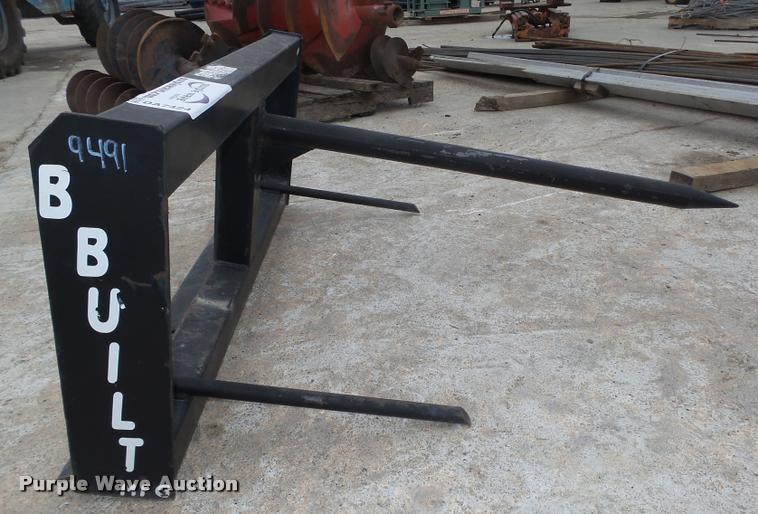 image for item DA7424 B-Built Mfg. skid steer bale spear