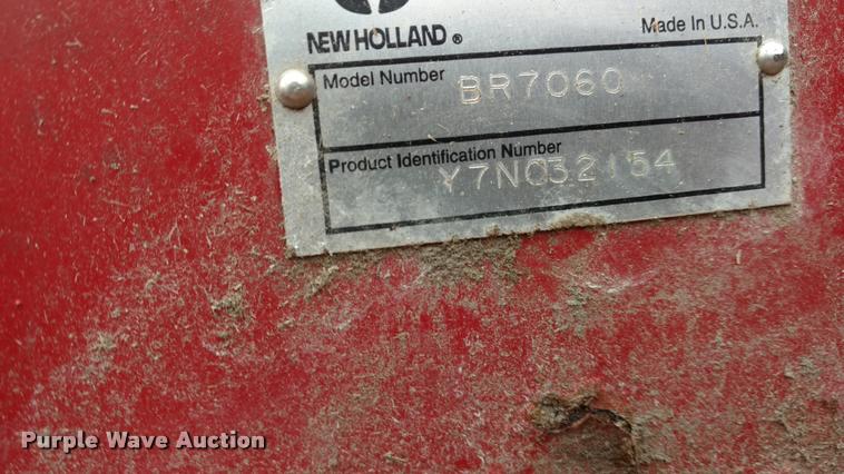 image for item DI9759 2008 New Holland BR7060 round baler