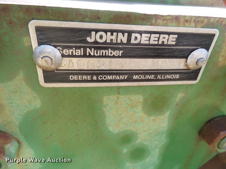 image for item L1607 John Deere 215 tandem disk