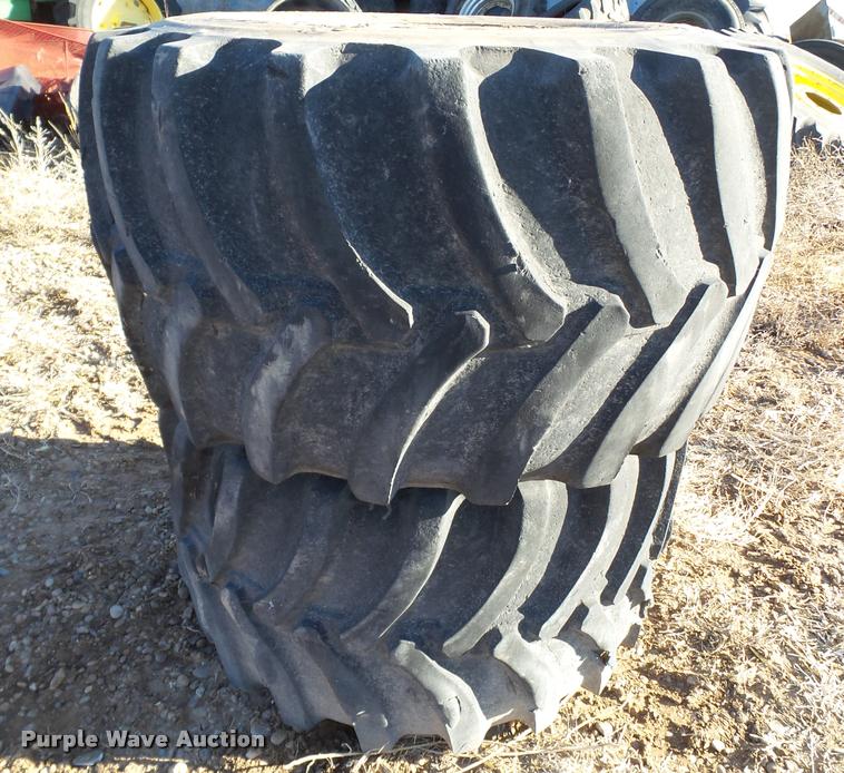 image for item L1710 (2) 42x25.00-20 tires and wheels