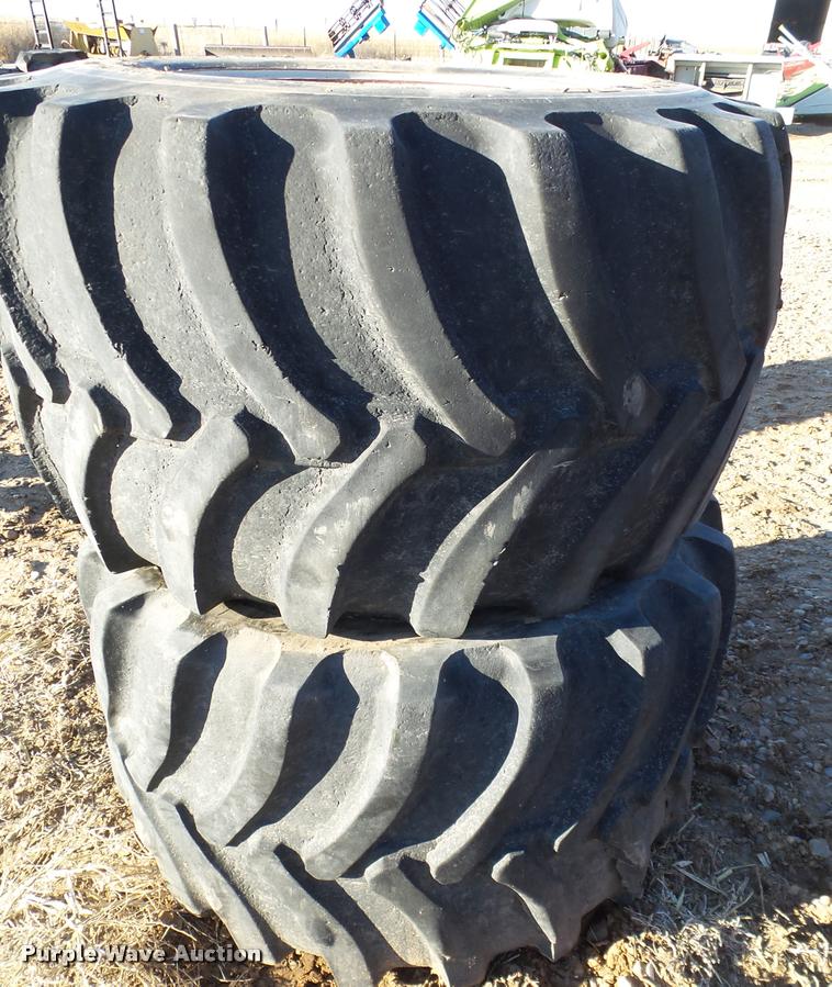 image for item L1710 (2) 42x25.00-20 tires and wheels