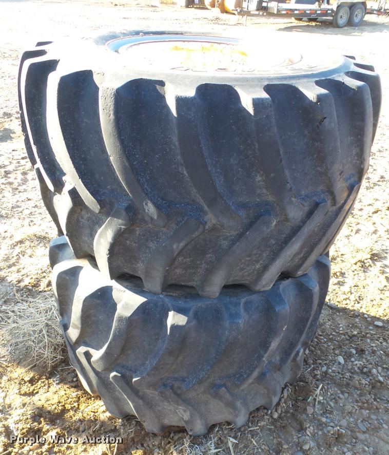 image for item L1710 (2) 42x25.00-20 tires and wheels