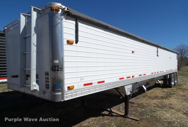 image for item CB9858 2007 Timpte double hopper grain trailer