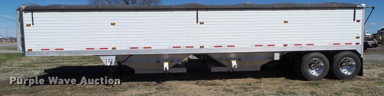 image for item CB9858 2007 Timpte double hopper grain trailer