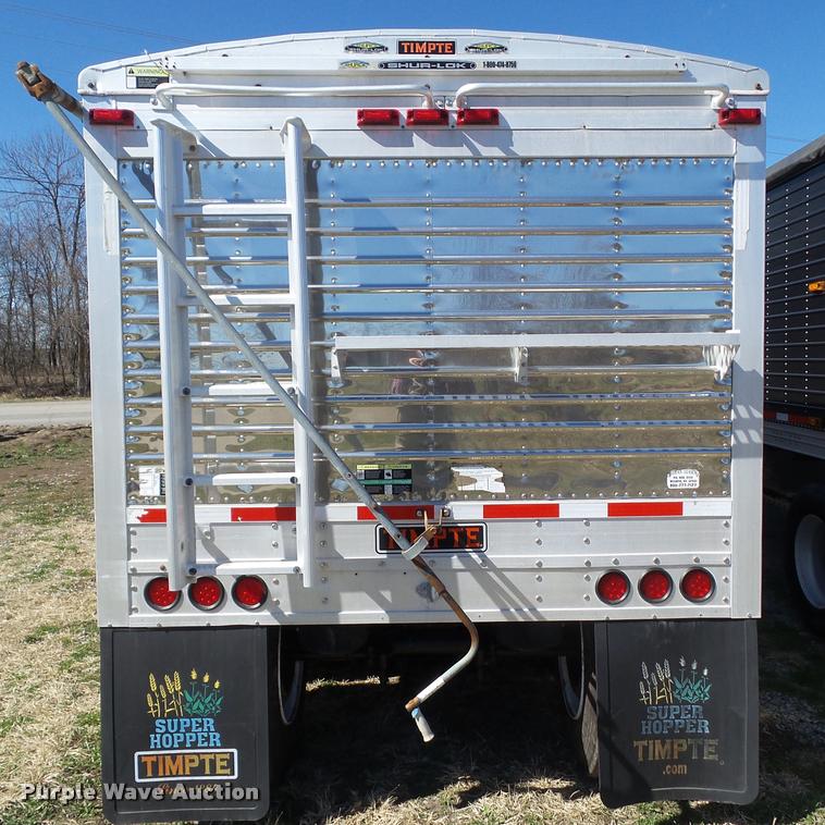image for item CB9858 2007 Timpte double hopper grain trailer