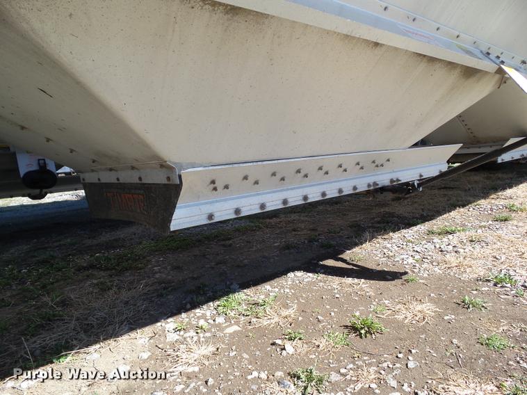 image for item CB9858 2007 Timpte double hopper grain trailer