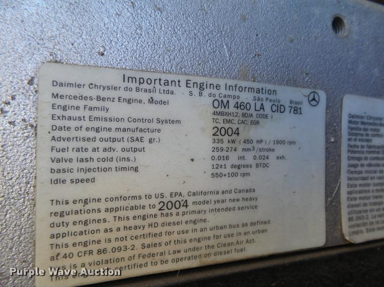 image for item DA0573 2005 Freightliner Columbia semi truck