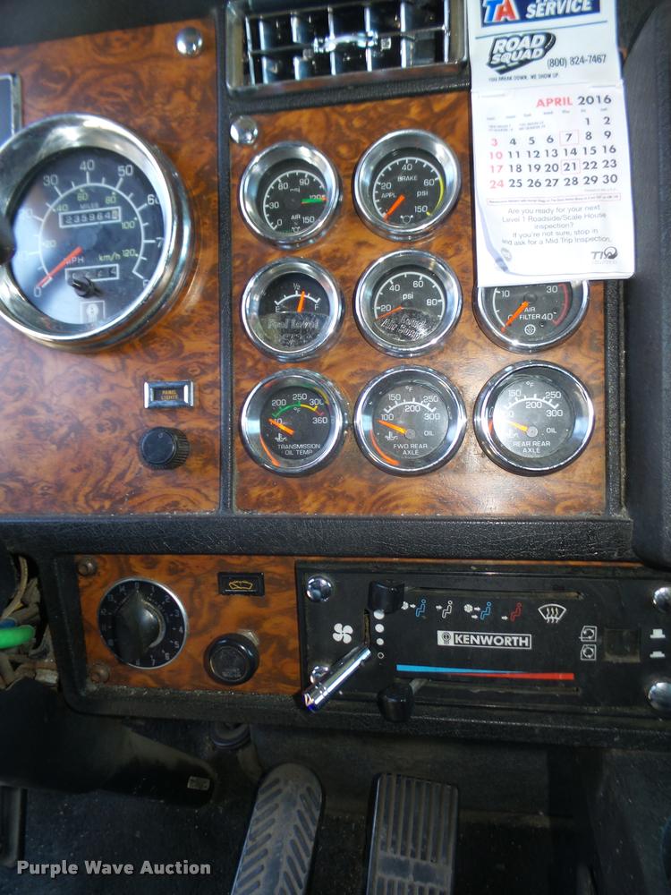 image for item DA0587 2001 Kenworth T600 semi truck