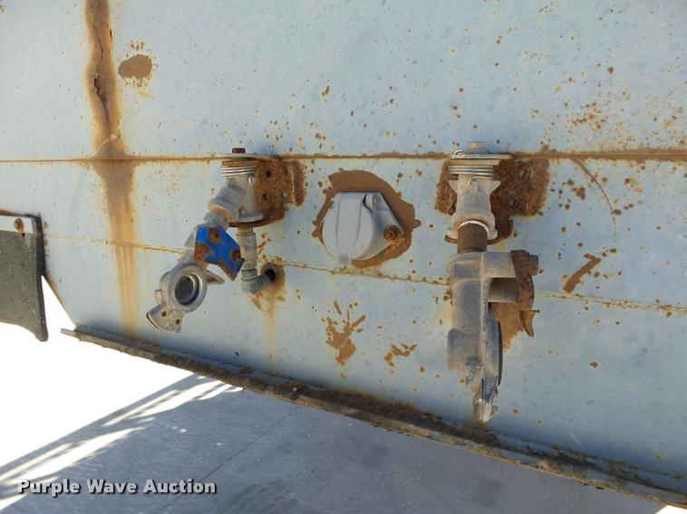 image for item DB0115 1984 Unruh double drop deck glass trailer