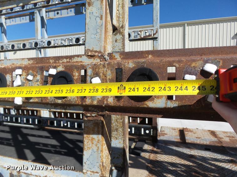 image for item DB0115 1984 Unruh double drop deck glass trailer