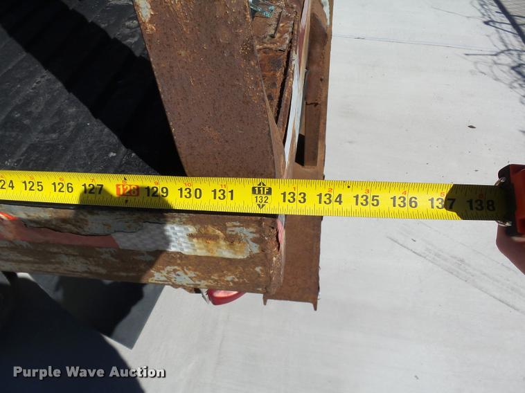 image for item DB0115 1984 Unruh double drop deck glass trailer