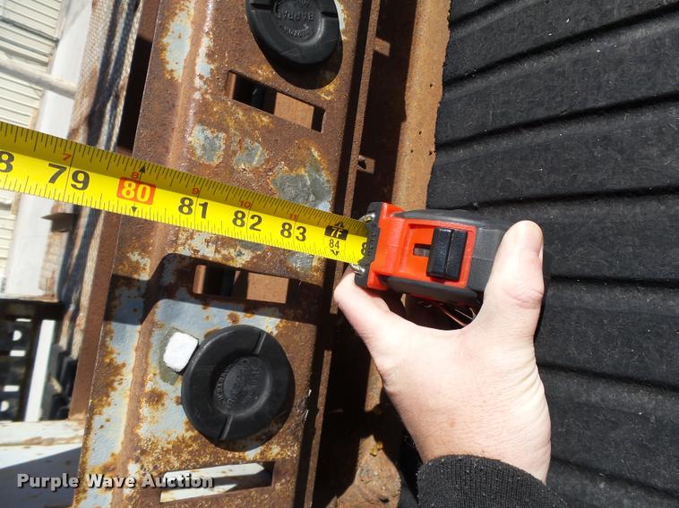 image for item DB0115 1984 Unruh double drop deck glass trailer