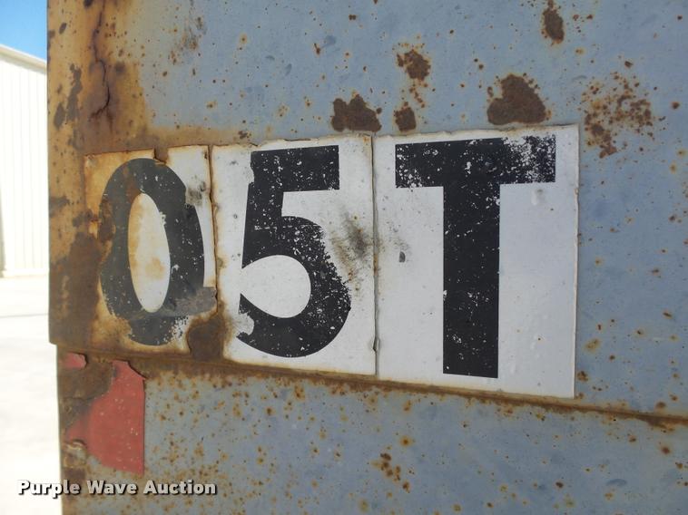 image for item DB0115 1984 Unruh double drop deck glass trailer