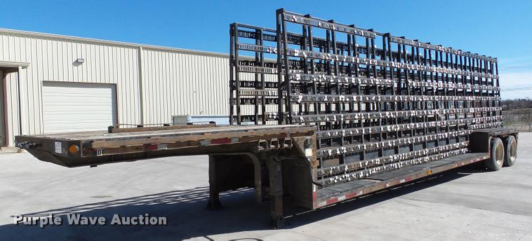 image for item DB0116 2000 Aztec double drop deck glass trailer
