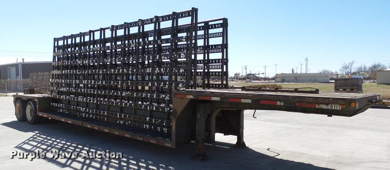 image for item DB0116 2000 Aztec double drop deck glass trailer