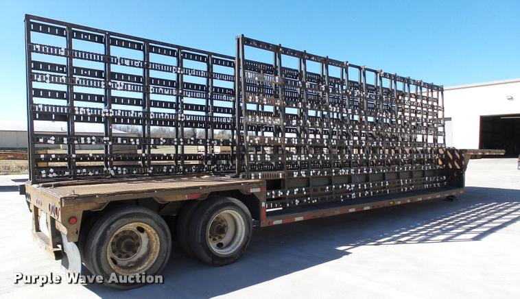 image for item DB0116 2000 Aztec double drop deck glass trailer