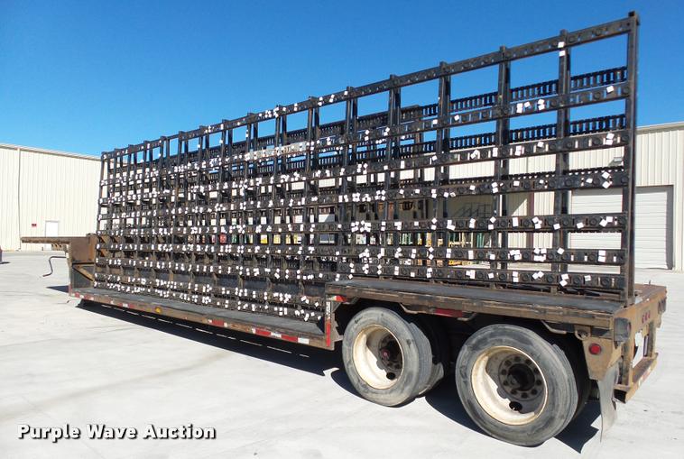 image for item DB0116 2000 Aztec double drop deck glass trailer