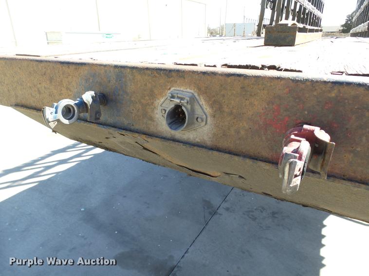 image for item DB0116 2000 Aztec double drop deck glass trailer