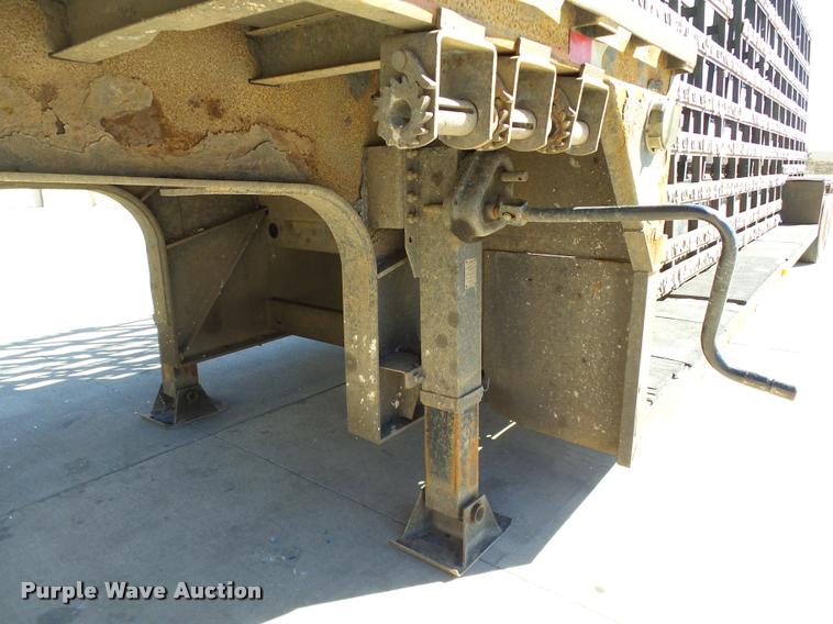 image for item DB0116 2000 Aztec double drop deck glass trailer