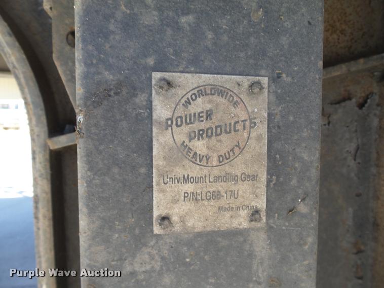 image for item DB0116 2000 Aztec double drop deck glass trailer