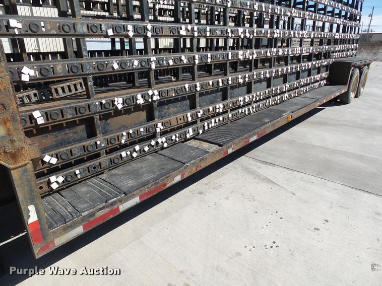 image for item DB0116 2000 Aztec double drop deck glass trailer