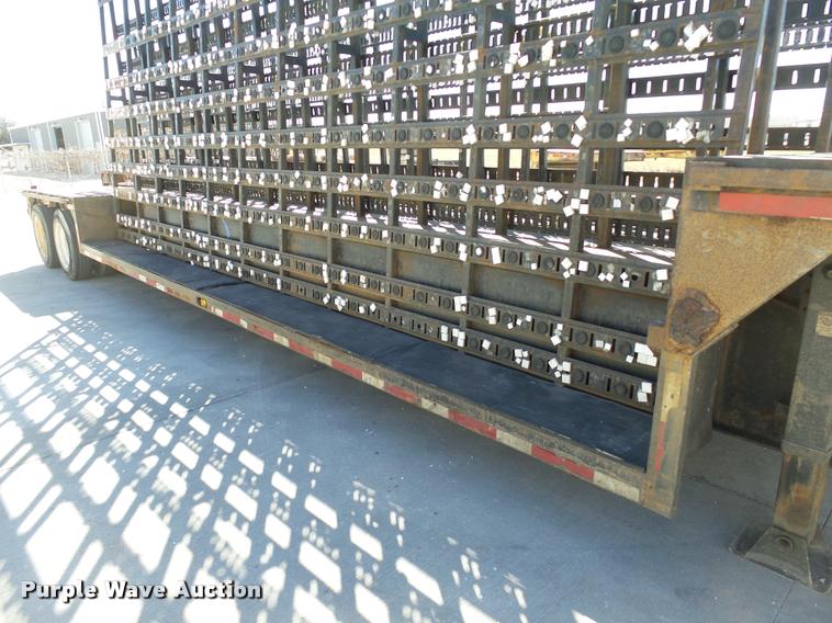 image for item DB0116 2000 Aztec double drop deck glass trailer