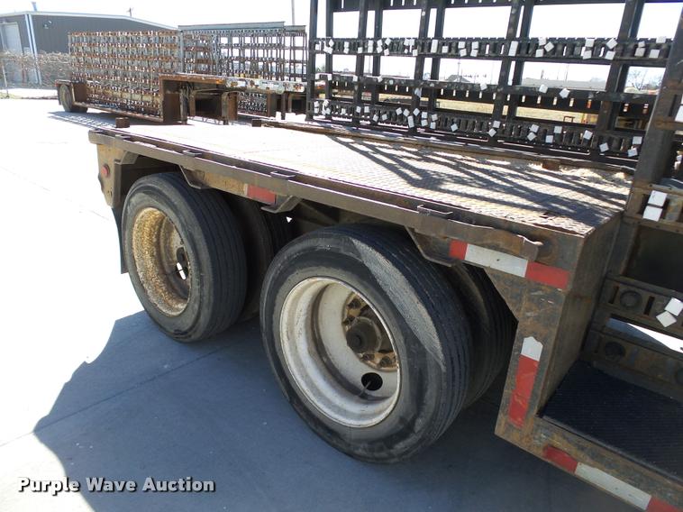 image for item DB0116 2000 Aztec double drop deck glass trailer