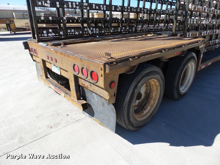 image for item DB0116 2000 Aztec double drop deck glass trailer