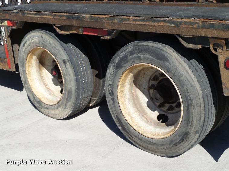 image for item DB0116 2000 Aztec double drop deck glass trailer