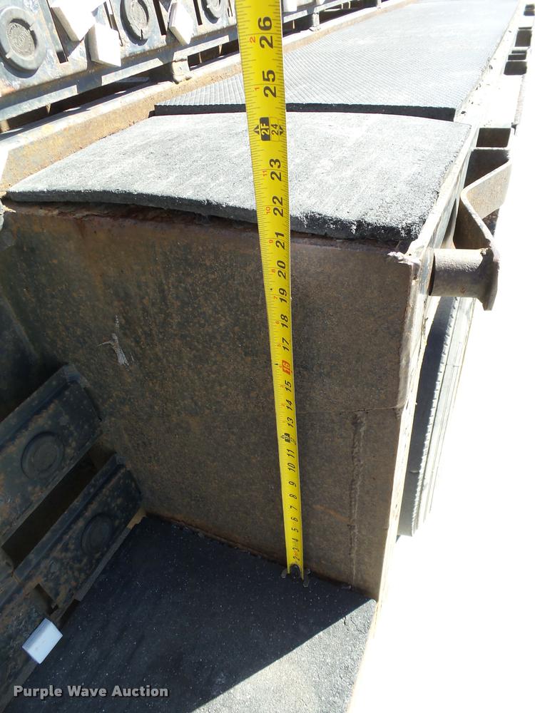 image for item DB0116 2000 Aztec double drop deck glass trailer